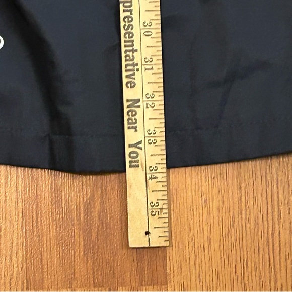 DKNY Car Trench Coat Navy Blue Snap Zip Lined Military Epaulettes Womens Size M - Picture 16 of 16